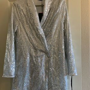 Sequin blazer dress!